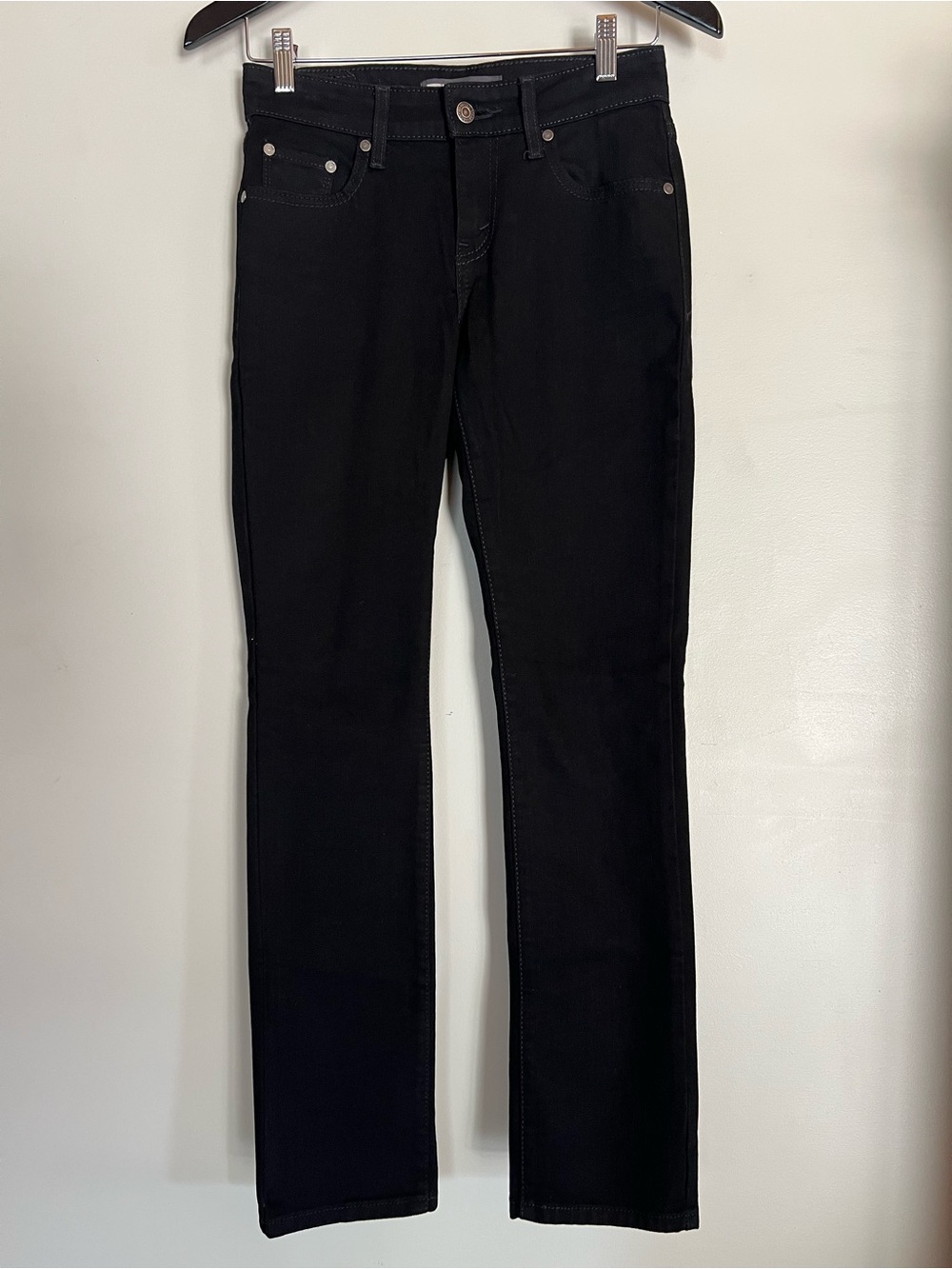 Levi’s Mid Rise Skinny Jeans Stretch Denim Classic Blue Wash Women’s Size 26
